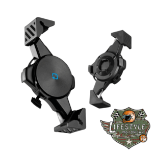 Opti-Line Chroma Wireless universele telefoonhouder voor motorfiets met 15W draadloos opladen en Duolock systeem